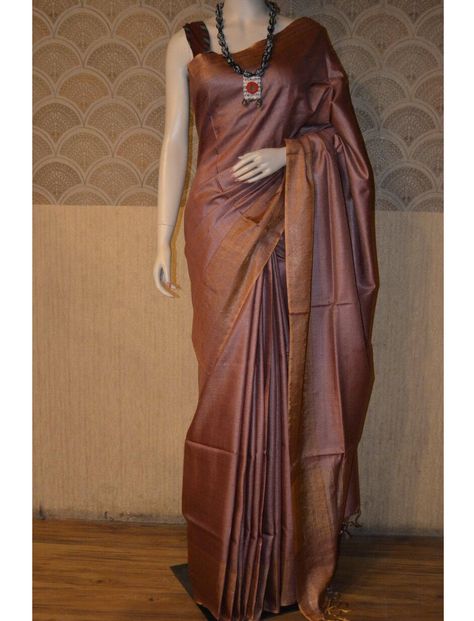 Elegant Sarees, Silk Sarees Online Shopping, Indian Sari Dress, Tussar Silk Sarees, Silk Clothing, Cotton Saree Designs, Modern Saree, Sari Dress, Silk Saree Blouse Designs