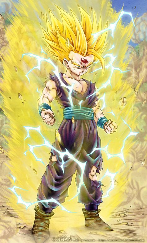 Dbz Tattoo, Gohan Ssj2, Super Goku, Son Gohan, Dragon Ball Super Artwork, Dragon Ball Universe, Dragon Ball Super Goku, Dbz Art, Dragon Ball Image