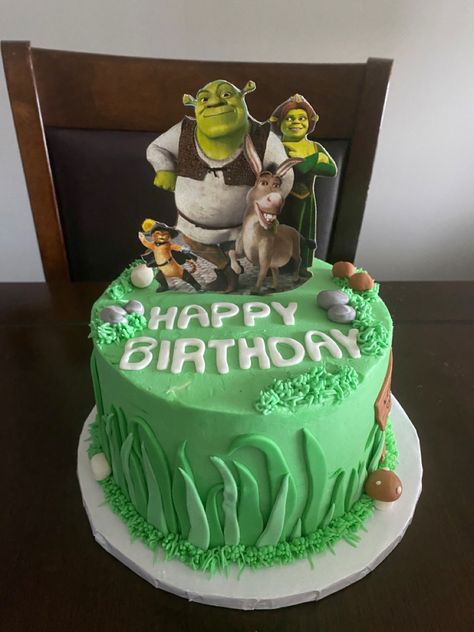 Shrek Cake Ideas, Shrek Birthday Cake, Shrek Cake, Bday Party Theme, Shrek, 18th Birthday, 4th Birthday, Bday Party, Cake Ideas