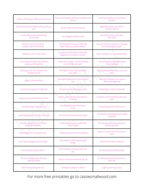 Free Printable Fortune Cookie Messages and Sayings - Cassie Smallwood Funny Fortune Cookie Quotes Printable, Fortunes For Fortune Cookies, Fortune Cookie Sayings, Cookies Quotes, Homemade Fortune Cookies, Funny Fortune Cookies, Work Morale, Funny Fortunes, Cookie Sayings