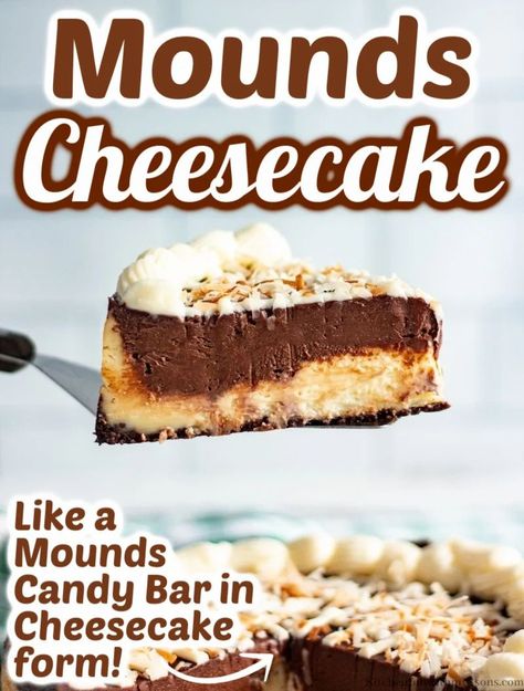 Cheesecake Instant Pot, Instant Pot Desserts, Mounds Candy, Mounds Bar, Yummy Cheesecake, Caramel Apple Cheesecake, Homemade Frosting, Recipes Dessert, Cookie Crumbs