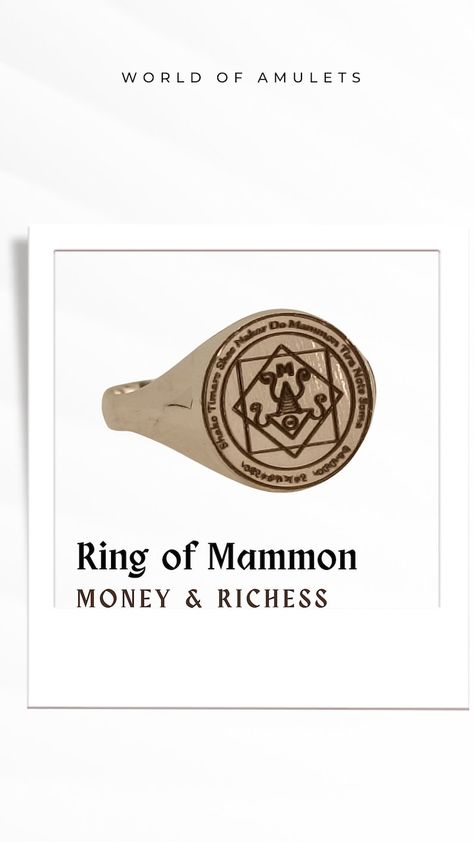 Occult Demon Ring of Mammon for Money Ring for Wealth - Etsy Ghana Demon Ring, Money Ring, Magical Ring, Spiritual Ring, Money Rings, Magic Rings, Real Magic, Attract Customers, Power Ring