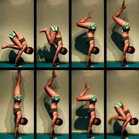 . Crow To Handstand, I'm Insecure, Handstand Progression, Heart Yoga, Hand Stand, Yoga Daily, Crow Pose, Om Shanti, Yoga Moves