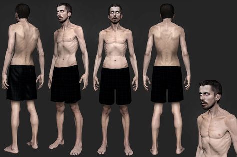 Christian Bale The Machinist, The Machinist, Male Torso Anatomy, Arm Anatomy, Leg Anatomy, Male Body Drawing, Head Anatomy, Man Anatomy, Male Torso