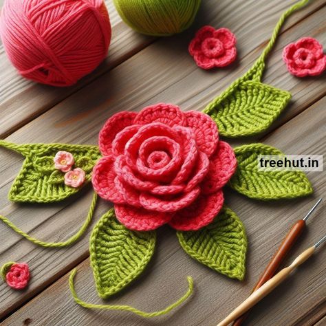 Child Art, Free Coloring Pages, Craft, Clipart, Art Ideas, Gardening at Treehut.in Crochet Flowers And Leaves, How To Crochet A Leaf, Crochet Leaves Free Pattern, Type Of Stitches, Crochet Leaf Free Pattern, Crochet Knit Stitch Patterns, Crocheted Leaves, Leaf Types, Types Of Crochet