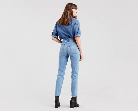 Wedgie Fit Jeans - Light Wash | Levi's® US Levi Wedgie, Tapered Leg Jeans, Vintage Levis Jeans, Straight Crop Jeans, High Waisted Mom Jeans, High Rise Mom Jeans, Button Fly Jeans, Slim Straight Jeans, Light Wash Jeans