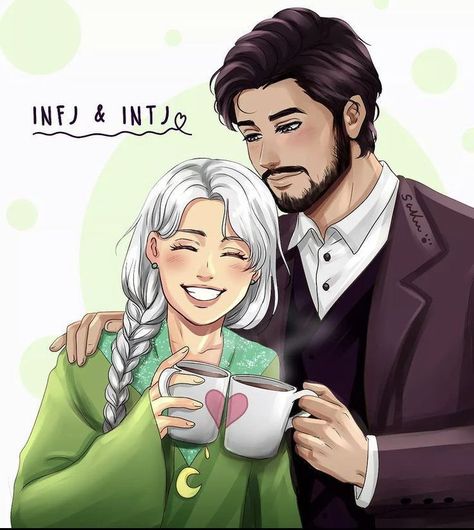 Infj X Intj, Infj Fanart, Intj Infj, Infj And Entp, Infj Relationships, Personalidad Infj, Intj T, Intj And Infj, Infj Type