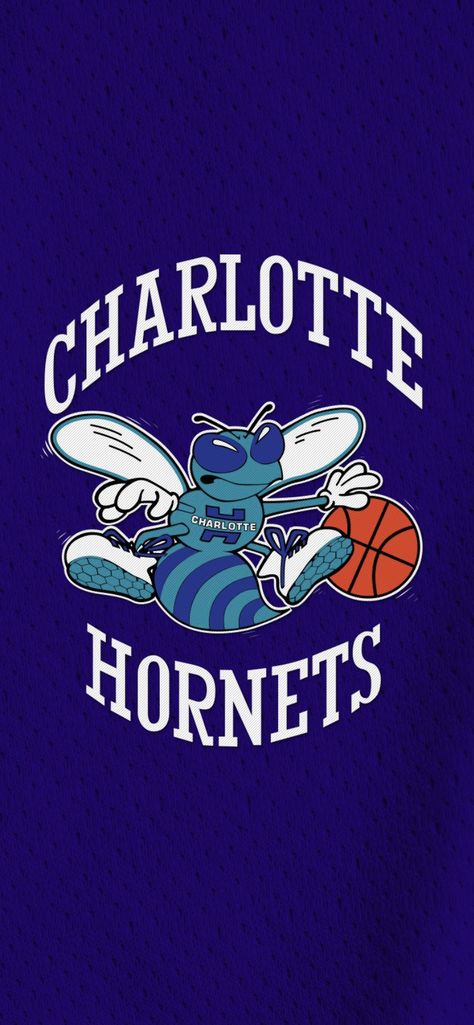 Charlotte Hornets Wallpaper, Charlotte Hornets Logo, Nba Logos, Wallpaper Nike, Hornets Basketball, Nba Wallpaper, Retro Nba, Logo Basketball, Nba Wallpapers