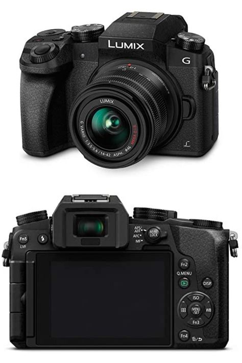 Panasonic LUMIX G7 4K Digital Camera, with LUMIX G VARIO 14-42mm Mega O.I.S. Lens, 16 Megapixel Mirrorless Camera, 3-Inch LCD, DMC-G7KK (Black) Lumix G7 Photography, Makeup Artist Career, Lumix Camera, Artist Career, Lumix G7, Beginner Photography Camera, Beginner Photography, Computer Station, 4k Photos