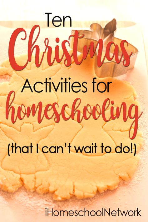 10 Christmas Activities for Homeschooling Christmas Homeschool Activities Kindergarten, Homeschool Christmas Ornaments, Christmas Farm Activities, Colonial Christmas Crafts For Kids, Christian Christmas Homeschool, December Homeschool Themes, Christmas School Homeschool, Homeschool Christmas Party, Christmas Homeschool Printables