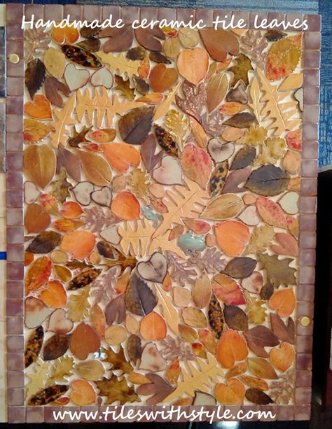 Tile Shower Floors, Pebble Tile Shower Floor, Leaf Tiles, Pebble Tile Shower, Pebble Shower, Leaf Mosaic, Pebble Mosaic Tile, Tile Mat, Fish Tiles