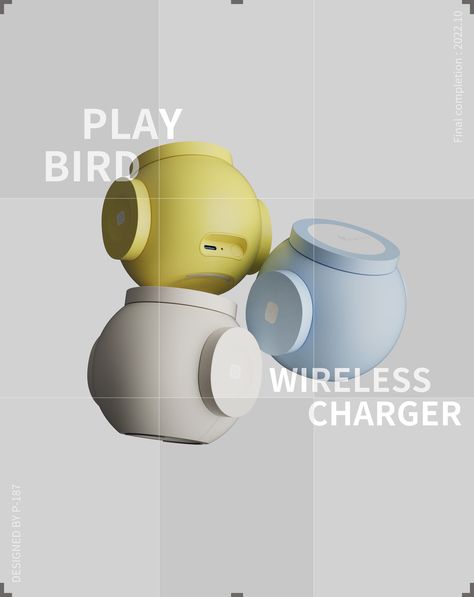 Play Bird-Wireless Charger on Behance Playful Product Design, Wireless Charger Design, Toy Design, Health Design, Disney Frozen Elsa, Website Inspiration, Cute Birds, Cup Design, Design Fashion