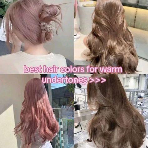 Colors For Warm Undertones, Hair Color For Yellow Skin Tone, Hair Colors For Neutral Skin Tones, Hair Colors For Warm Undertones, Warm Tone Hair, Warm Undertone Hair Color, Neutral Hair Color, Warm Tone Hair Color, Color Analysis Test