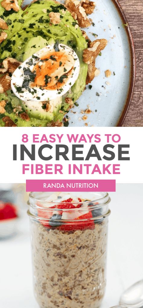 Looking for easy ways to increase your fiber intake? Try incorporating these high fiber foods to improve your health and feel amazing. #fiber #nutritiontips High Fiber Foods For Diabetics, Foods Highest In Fiber, High Fibre Diets, Foods With Lots Of Fiber, Low Calorie High Fiber Foods, Hi Fibre Foods, Low Cal High Fiber Recipes, Fiber Rich Salads, Recipes High In Fiber