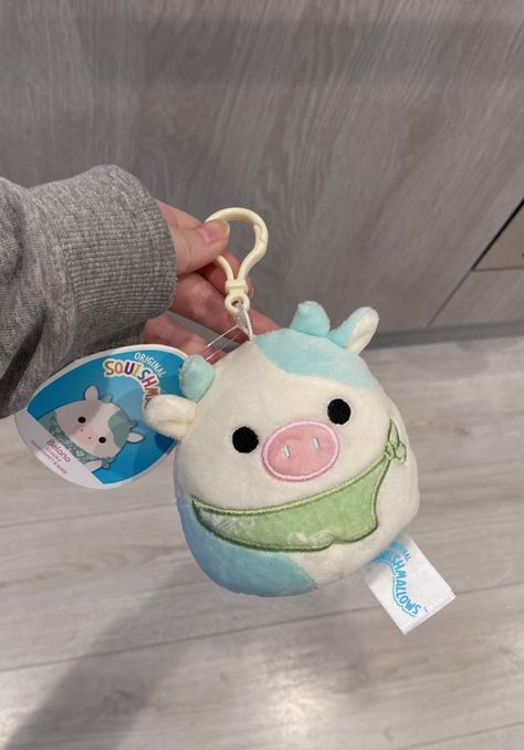 Keychain Squishmallow, Squishy Mellows, Food Plushies, Custom Stuffed Animal, Lilo And Stitch Drawings, Cute Squishies, Bag Keychain, Keychain Clip