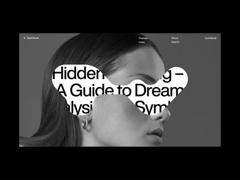 Dream Guide I - Design Exploration by Ally Behr Experimental Website Design, Experimental Web Design, Design De Configuration, Design Sites, Dream Guide, Web Portfolio, Designer Portfolio, 타이포그래피 포스터 디자인, Portfolio Web Design