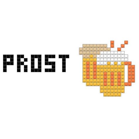 Pixel Art Designs, Oktoberfest Beer, Fairy Tail Guild, Lego Art, Beer Mugs, One Piece Manga, The Gallery, Art Designs, Pixel Art