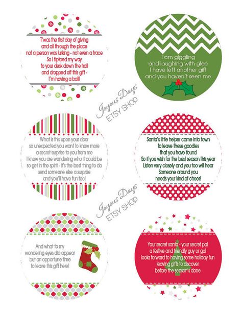 Secret Santa Labels Free Printable, Secret Santa Notes For Coworkers Funny, Secret Santa Sayings Note, Secret Santa Messages Note, Secret Santa Quotes For Coworkers, Secret Santa Sayings For Coworkers, Secret Santa Gift Tags For Coworkers, Secret Santa Poems For Coworkers, Secret Santa Gift Tags Free Printable