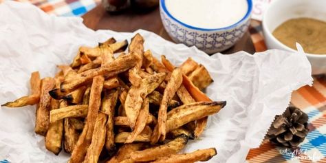 Homemade Sweet Potato Fries, Frozen Sweet Potato Fries, Sweet Potato Thanksgiving, Freeze Sweet Potatoes, Sweet Potato Recipes Fries, Sweet Potato Fries Baked, Stuffed Sweet Potato Healthy, Cooking Sweet Potatoes, Healthy Vegan Snacks