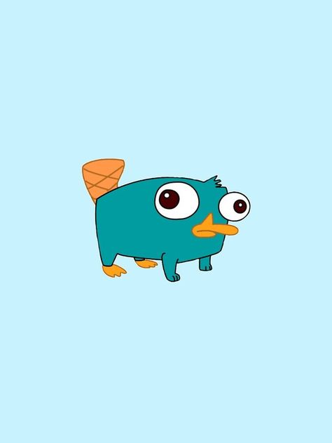 Perry Platypus Tattoo, Perry The Platypus Painting, Perry The Platypus Icon, Perry The Platypus Aesthetic, Perry The Platypus Wallpapers, Phineas And Ferb Tattoos, Parry The Platypus, Perry The Platypus Tattoo, Perry The Platypus Drawing