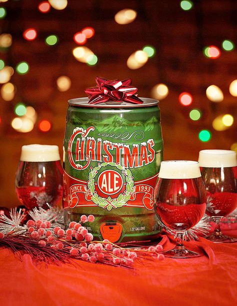 What Makes a Christmas Beer? With a chill outside and a roaring fire and festive atmosphere indoors, family and friends gather around a winter holiday table, anxiously anticipating digging in to hearty, savory entrées and decadent desserts highlighted with winter spices. As the host enters the room, the pop of a cork produces a startle. Contrary to the expectations of many guests, rather than sparkling wine, the host begins to pour a dark, rich, spiced Belgian Christmas ale into everyone's wine Beer Images, Christmas Ale, Holiday Beverages, Beer Table, Holiday Beer, Specialty Beer, Road Trip Food, Christmas Beer, Christmas Shoot