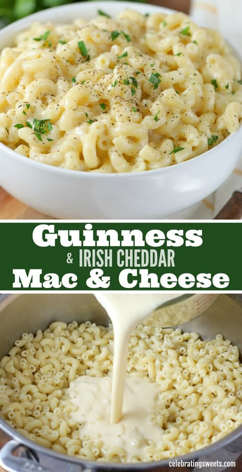 Flavorful Mac And Cheese, Irish Cheddar, Cheddar Mac And Cheese, Irish Cooking, Stovetop Mac And Cheese, Irish Food, Macaroni Cheese, Irish Recipes, Hairstyle Inspo