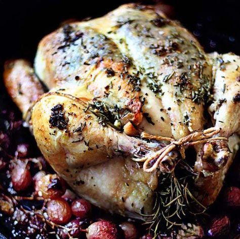 We’ve got grape expectations for these dishes. Monkey Slippers, Rosemary Roasted Chicken, Roasted Grapes, Grape Recipes, Enjoy Your Meal, Sweet Sauce, Sock Monkey, Fabulous Foods, A Chicken