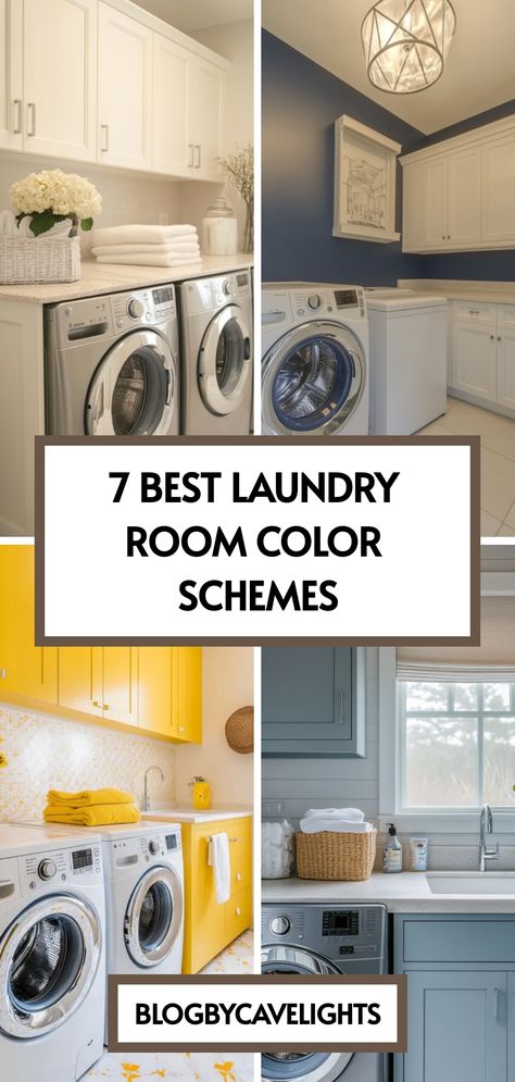 Looking for fresh laundry room inspiration? Check out these stylish laundry room color ideas that will turn your laundry duties into a delight 🛋️! Click to read our full guide and start your laundry room transformation today! Laundry Room Color Ideas, Laundry Room Color, Bright Laundry Room, Laundry Room Paint Color, Functional Laundry Room, Best Wall Colors, Laundry Room Paint, Laundry Room Colors, Room Color Ideas