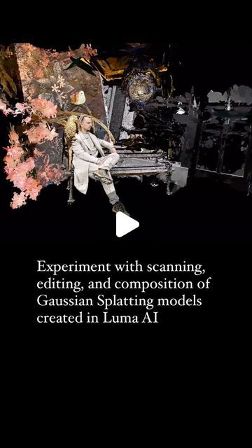 Viktor Kom on Instagram: "Experiment with scanning, editing, and composition of Gaussian Splatting models created in @luma_ai, played a bit with shaders to get more artistic visuals and solve some technical problems. Happy with the result. But there is still some work to be do. Based on the solution from @aras_p #gaussiansplatting #lumalab #unity #ai" Composition, Models, Instagram