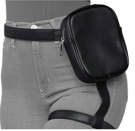 super cute, soft faux leather. lot of room for phone, money, lip gloss etc. cant wait to use mine ! Leather Thigh Harness, Music Festival Essentials, Stylish Black Women, Waist Bag Leather, Thigh Bag, Thigh Harness, Leg Harness, Festival Essentials, Clothes Material