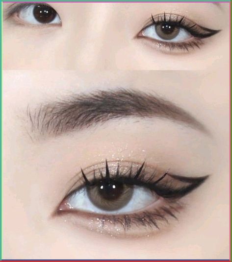 Easy eyeliner tips to flatter your eye shape, straight from celebrity makeup artists. Wide selection of eyeliner looks including eyeliner tips for monolids, techniques for hooded lids, eyeliner makeup for round eyes, almond eyes, and more. From pencil to gel or liquid eye makeup, find a collection of eyeliner hacks that are easy to apply. #MakeupArtists #BeautyMakeUp #Eyeliner #EyeMakeUp #FaceMakeup #MakeupHacks #MakeupEyeliner #EyeMakeupTips #EasyBambiEyeliner #MakeUpTutorial Triple Eyelid Makeup, School Eyeshadow Looks, Eye Makeup Hacks, Makeup For Round Eyes, Eye Makeup Trends, Monolid Eye Makeup, Almond Eye Makeup, Monolid Makeup, Cute Eye Makeup