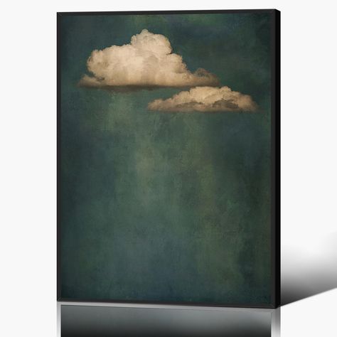 PRICES MAY VARY. Elevate your space with a touch of nostalgia through our Retro Clouds Art Prints. Inspired by the timeless appeal of retro aesthetics, these prints bring a sense of whimsy and charm to your walls. Choose from three sizes: 12x16 inches, 16x24 inches, and 24x36 inches to suit your space and style. Immerse yourself in the beauty of the sky with our Sky Cloud Picture Wall Decor. These captivating prints showcase the serenity of clouds in the sky, creating a tranquil and visually ple Vintage Cloud Painting, Moody Clouds, Cloud Paintings, Poster For Room, Cloud Artwork, Cloud Wall Art, Clouds Painting, Clouds Art, Cloud Canvas