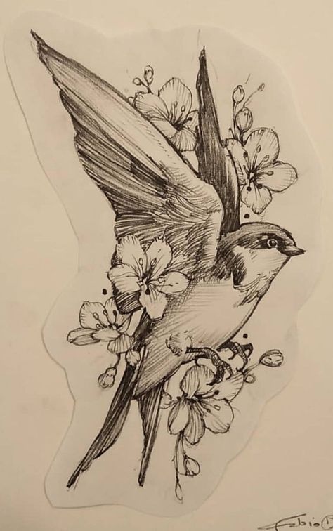 Womens Bird Tattoos, Bird Tattoo Women, Flowers And Birds Tattoo, Bird Floral Tattoo, Bird Tattoos For Women Arm, Bird Sleeve Tattoo, Mandala Bird Tattoo, Birds And Flowers Tattoo, Bird Tattoo Drawing