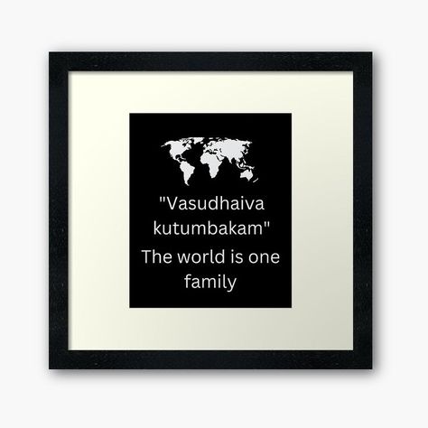 Vasudhaiva Kutumbakam, The Importance Of Family, Indian Culture, Big Family, Perfect Home, Design Photography, Letter Board, Feel Like, Loved Ones