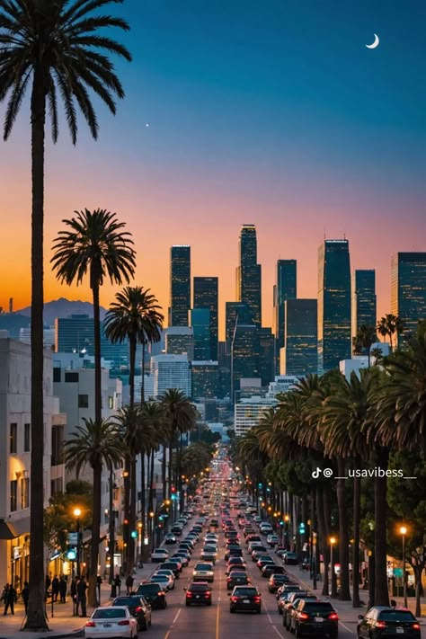 Beautiful Los Angeles, Los Angeles Landmarks, Best Destinations Travel, La City Aesthetic, Los Angeles California Aesthetic, Los Angeles Living, Aesthetic Los Angeles, Los Angeles Sunset, Los Angeles Wallpaper