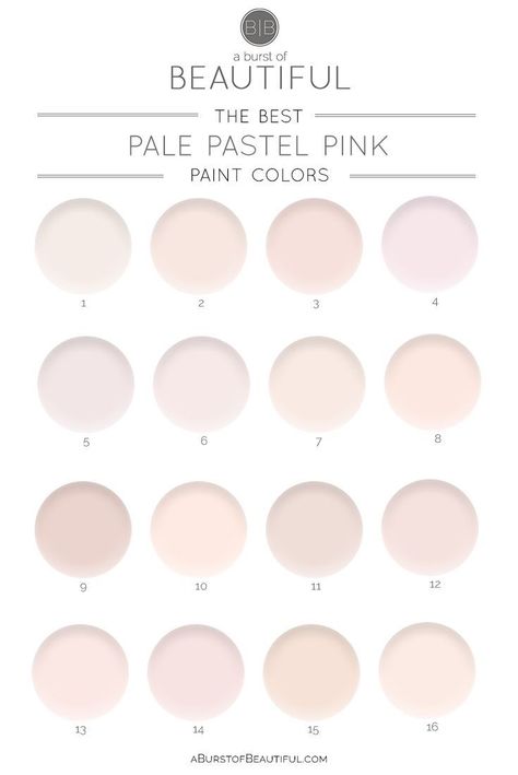 The Best Pale Pink Paint Colors Pinkish White Paint Colors, Behr Pink Prism, Blush Pink Paint Benjamin Moore, My Sweetheart Behr Paint, Benjamin Moore Fairest Pink, Benjamin Moore Pale Pink Colors, Sherwin Williams Pale Pink Paint Colors, Pale Pink Accent Wall, Benjamin Moore Pleasant Pink