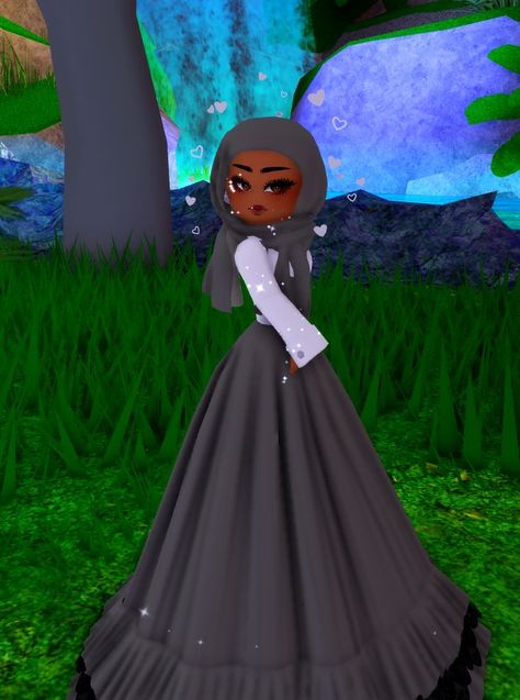 Hijab Roblox Avatar, Royale High Hijab Outfits, Cartoon Royale High Outfits, Royale High Anime Outfits, Royale High Outfit Concepts, Genshin Impact In Royale High, Anime/cartoon Royal High Outfit, Outfit Ideas Hijab, Royal Clothing