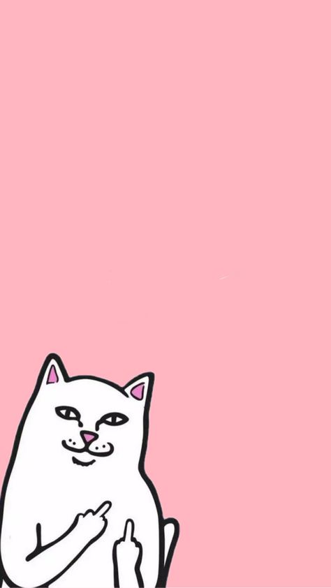 Pink Cat Wallpaper, Ripndip Wallpaper, Ripndip Cat, Iphone Edit, Hypebeast Iphone Wallpaper, Macbook Air Wallpaper, Art Deco Paintings, Burger Menu, Wallpaper Instagram