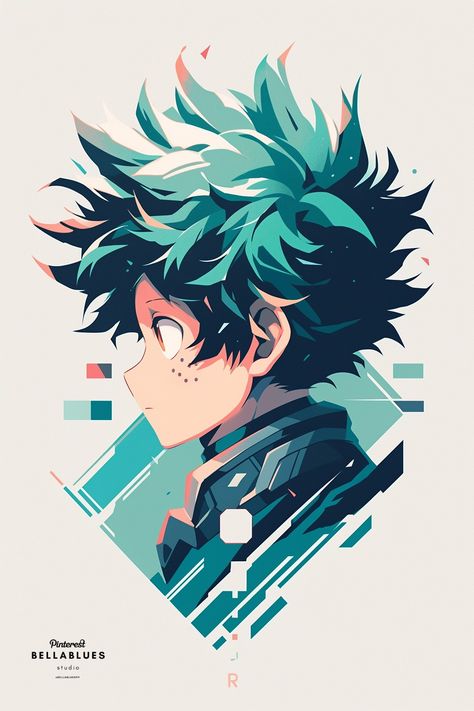 Famous Anime, Digital Art Poster, Anime Wall Art, Cool Anime Pictures, My Hero Academia Episodes, Anime Character Drawing, Fanarts Anime, My Hero Academia Manga, Anime Sketch