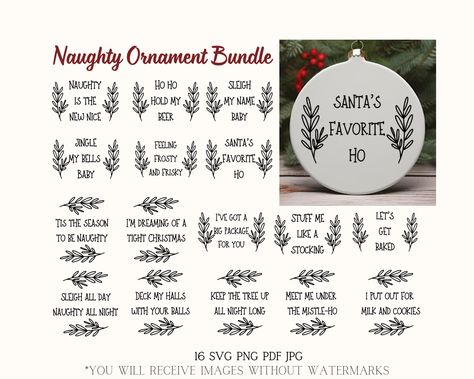 Inappropriate Christmas Ornaments, Santas Favorite Ho, Milk N Cookies, Svg Funny, Holiday Deals, How To Make Tshirts, Christmas Png, Funny Christmas, Social Media Graphics