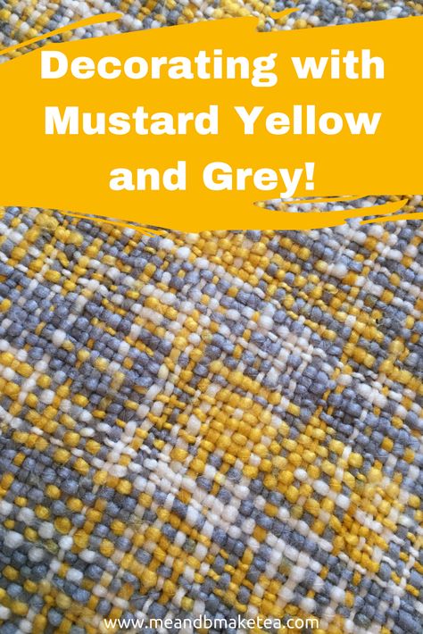 Decorating with Mustard Yellow and Grey! Mustard yellow and grey has to be my favourite colour schemes at the moment. I love the way the colours compliment each other and how they create a sense of calm. Having this in mind, I decided to decorate our mast Yellow Living Room Accessories, Mustard And Grey Bedroom, Life Overhaul, Room Decor Yellow, Mustard Chair, Mustard Living Rooms, Mustard Bedroom, Grey And Yellow Living Room, Resto Bar