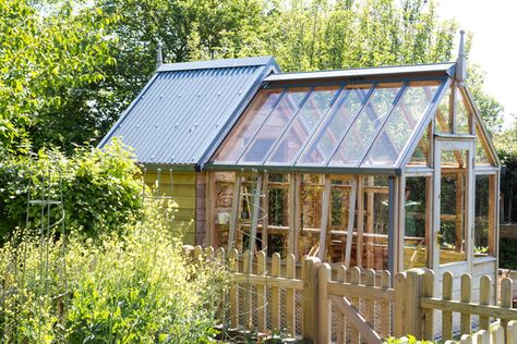 Superior Quality Greenhouse Structure - Our famous greenhouse structures are all endorsed by the RHS and are crafted from Western Red Cedar wood. We have a wonderful selection of greenhouse structures including bespoke options. For more information on our Greenhouse Structures please call us on 01242 662926 or email us Greenhouse Shed Combo, Shed Greenhouse, Passive Solar Greenhouse, Cedar Shed, Traditional Greenhouses, Greenhouse Shed, Greenhouse Plans, English Cottage Garden, Potting Sheds