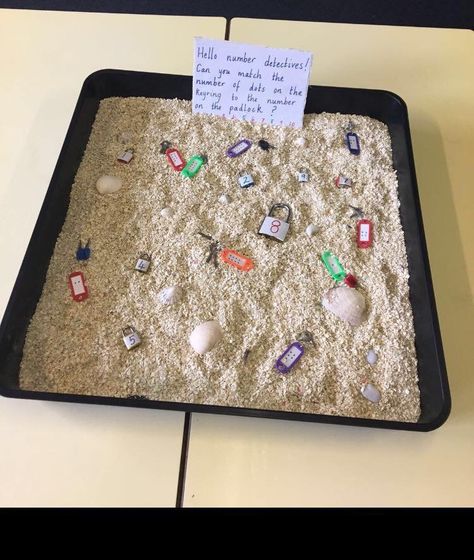 Maths Activity, Sensory Tray, Maths Ideas, Key Stage 1, Activities Preschool, Math Activities Preschool, Teaching Activities, Sensory Play, Math Activities