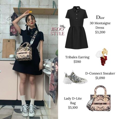 Dior Clothes Casual, Dior Dress Casual, Jisoo Style, Dior Clothes, Dior Outfit, Pop Clothing, November 23, Kpop Fashion Outfits, Pink Outfits