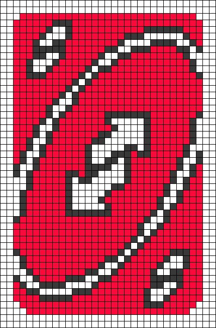 Alpha pattern #49676 variation #78414 | BraceletBook Pixels Art Easy, Perler Bead Patterns Words, Uno Reverse Pixel Art, Pixel Art Pattern Words, Pixel Art Symbols, Small Grid Pattern Crochet, Uno Reverse Card Pixel Art, Pixel Art Uno Reverse Card, Crochet Blanket Graph