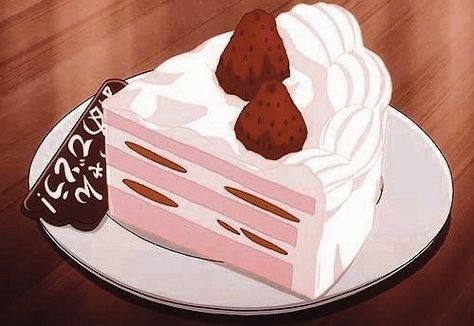 Anime Desserts Aesthetic, Vaporwave Background, Anime Desserts, Desserts Aesthetic, Animated Food, Japanese Food Illustration, Anime Foods, Food Artwork, Anime Food