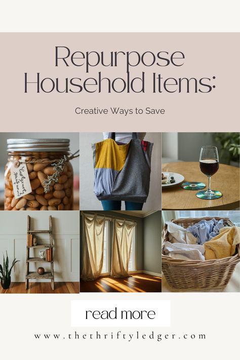 Thrifty Living, Budget, DIY Thrifty Living, Financial Peace, New Uses, Reduce Waste, Hand In Hand, Frugal Living, Ways To Save Money, Ways To Save, Repurpose