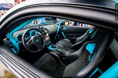 "Nyssa" Interior Nissan 370z Interior, 350z Interior Ideas, 370z Interior, 350z Interior, 350z Custom, Nissan 350z Custom, Sick Cars, Nissan Z, Future Cars