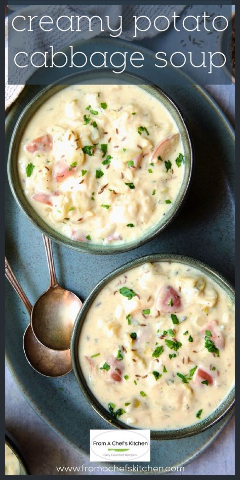 Creamy Cabbage Potato Soup