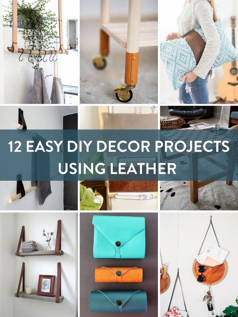 What To Do With Leather Scraps, Homemade Leather Gifts, Soft Leather Projects, Small Leather Projects Diy, Scrap Leather Projects Diy, Leather Projects Templates, Leather Scraps Ideas, Leather Scrap Projects, Easy Leather Projects